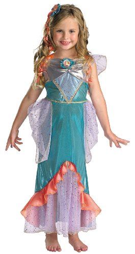 Ariel - The Little Mermaid - Deluxe Costume - Child Medium - 7-8