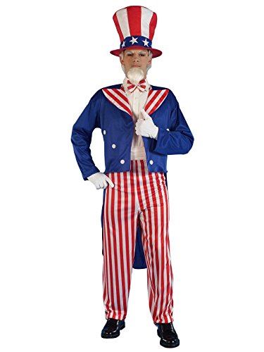 Uncle Sam - Patriotic - Costume - Adult - One Size