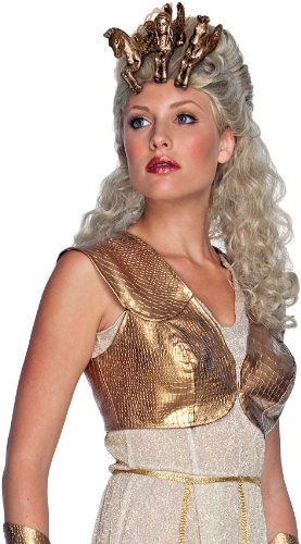 Athena Wig and Headpiece - Goddess - Clash of the Titans - Costume Accessory