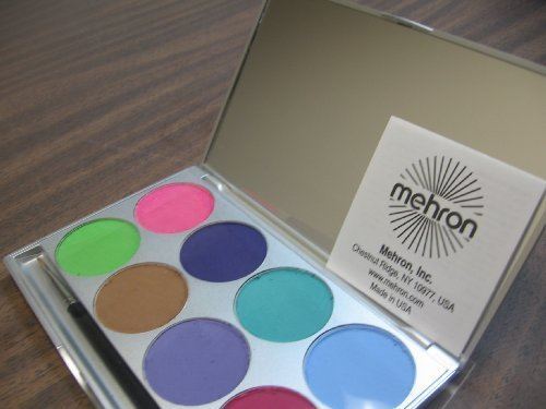 Mehron Makeup Paradise Makeup - 8 Color Pastel Palette - Refillable