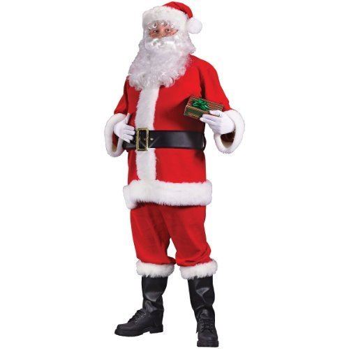 Santa Suit - Economy - Flannel - Costume - Adult Standard