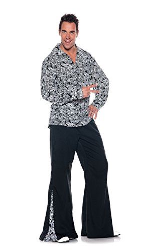 Funky - Disco - 1960's - 1970's - Black/White - Costume - Adult - Standard