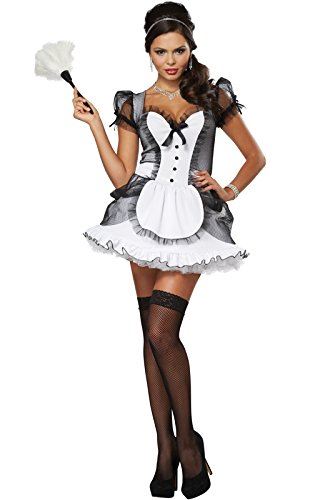Luxe French Maid - Sexy - Costume - Adult - XS 4-6