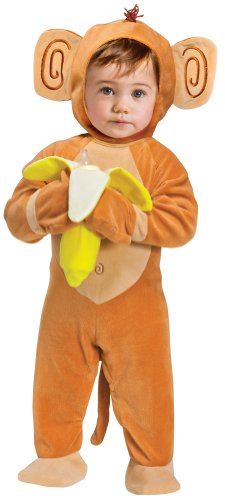 Monkey - Going Bananas - Banana Bottle Sleeve - Costume - Infant - 6-12 Months
