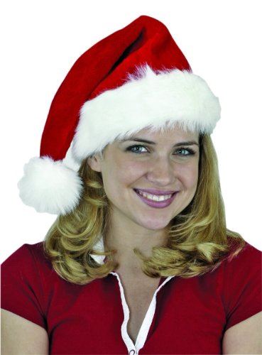 Jacobson Hat Company Adult Deluxe Plush Santa Hat