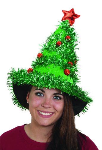 Christmas Tree Hat - Holidays - Costume Accessory - Adult Teen
