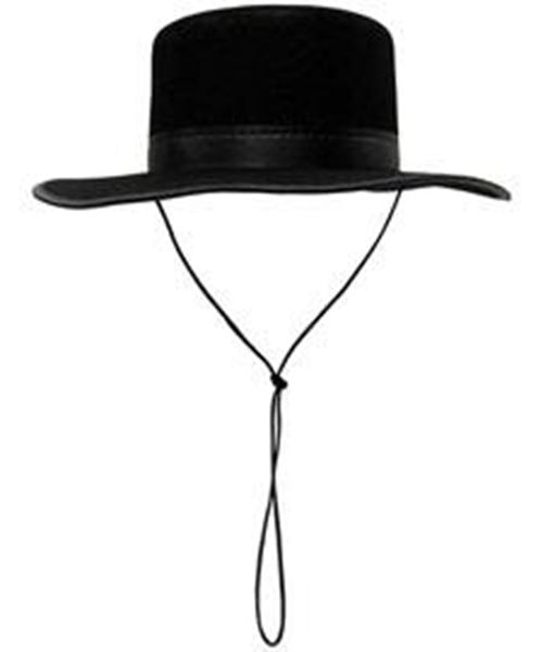 Sombrero Español - V de Vendetta - Negro - Fieltro - Accesorio de disfraz de lujo - Adulto