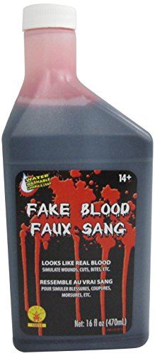 Stage Blood - Edible Fake Blood Makeup - Cosplay Costumes Stage - Jug 16 oz