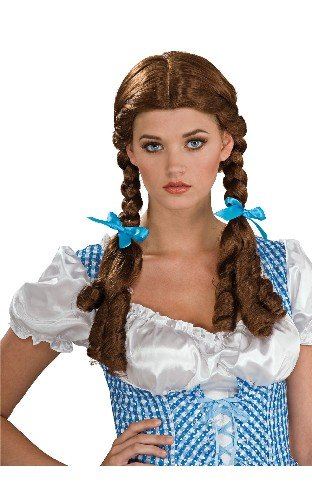 Dorothy Wig - Wizard of Oz - Brown - Costume Accessory - Adult Teen