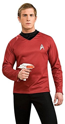 Star Trek Movie Shirt - Red - Deluxe - Costume - Adult - XL