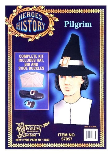 Pilgrim Man Kit - Heroes in History - Costumes Accessories - Child Teen Adult