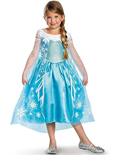 Elsa - Frozen - Deluxe Costume - Child - Large Size 10-12