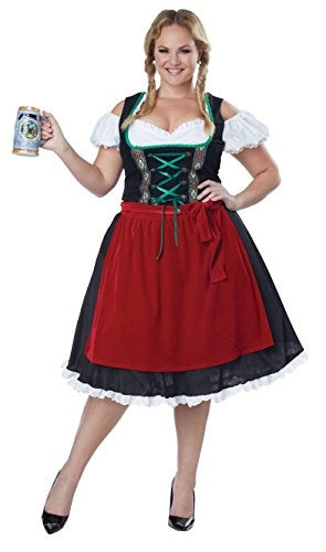 Oktoberfest Fraulein - Bavarian - Costume - Adult Plus Size - 2 XL