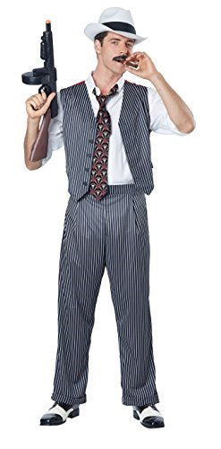 Mobster - Gangster - 1920's - Vest - Pants - Tie - Costume - Adult - 3 Sizes