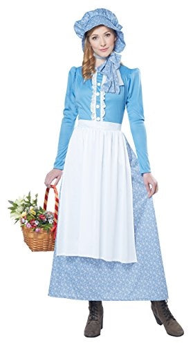 Pioneer Woman - Blue/White - Costume - Adult - 2 Sizes