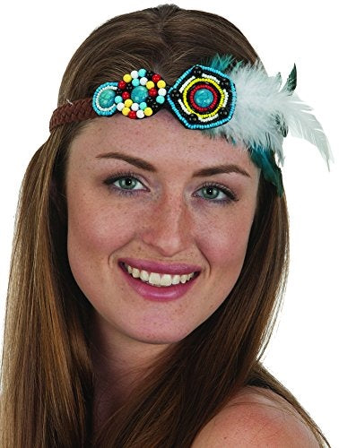 Hippie-Stirnband – Indianer – Kostümzubehör – Erwachsener Teenager 