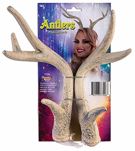 Deer Antlers - Clear Chin Strap - Christmas - Animals - Costume Accessories