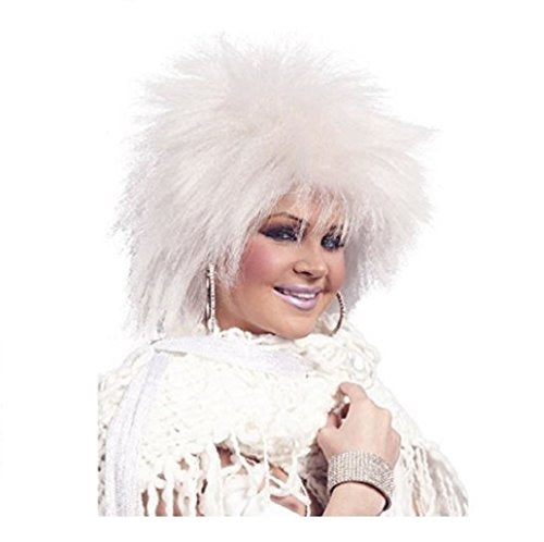 Fright Wig - White - Liz Taylor - Beetlejuice - Costume Accessory - Adult Teen