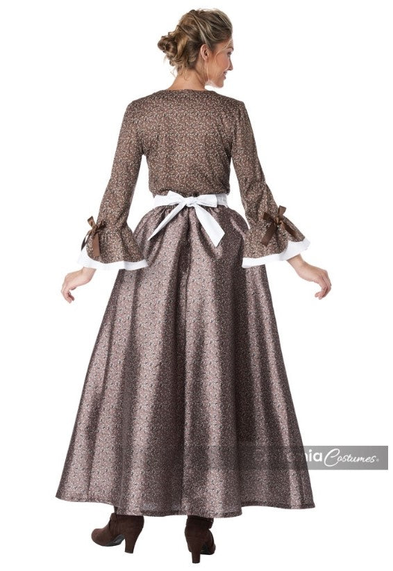 American Colonial Dress Adult Costume Medium