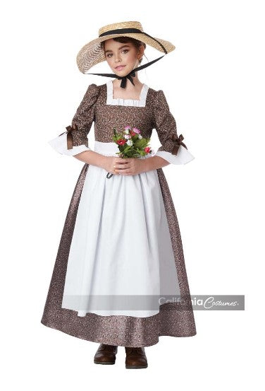 American Colonial - Brown/White - Costume - Child - 2 Sizes