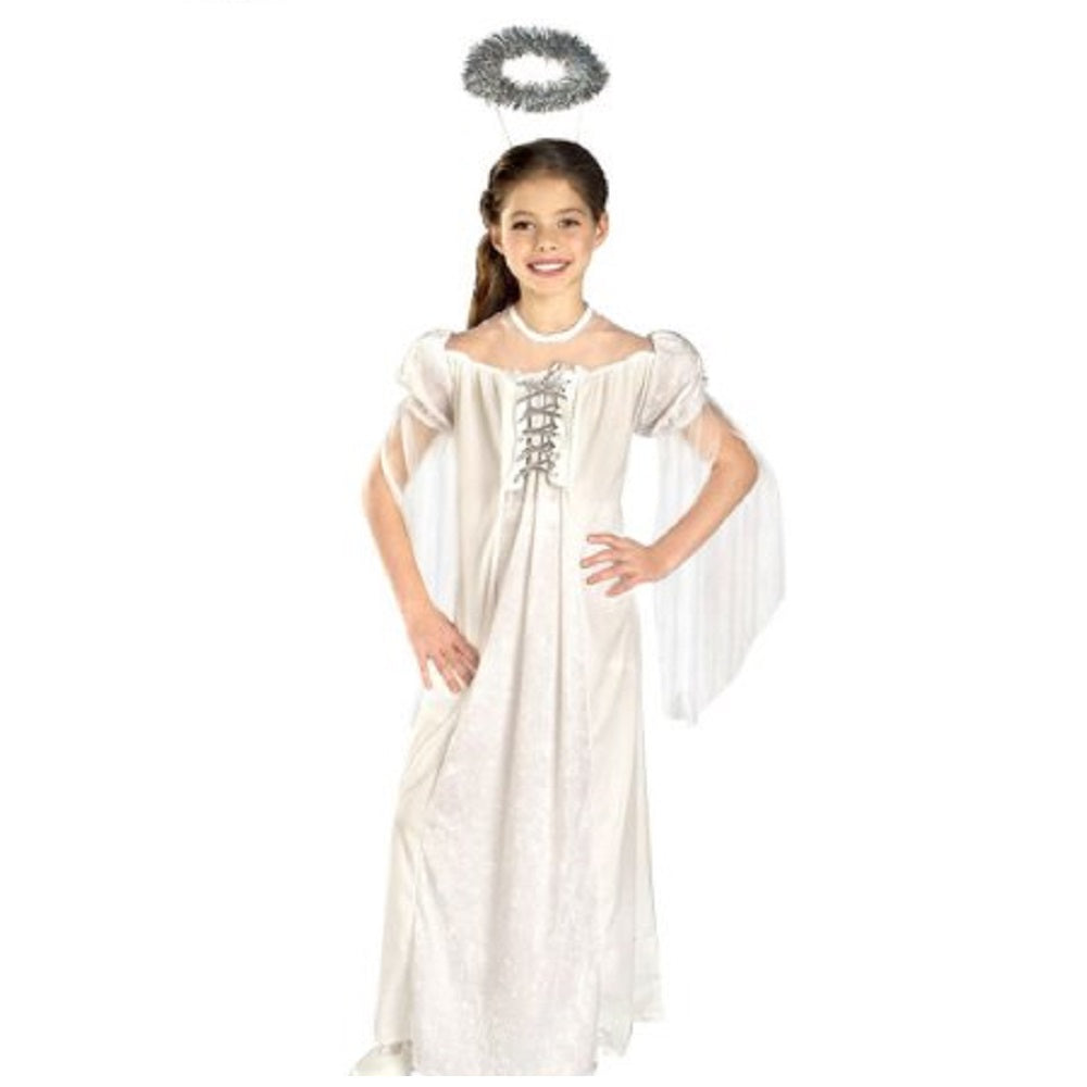 Angel Halo - Silver Tinsel - Holiday - Costume Accessory - Child Teen Adult