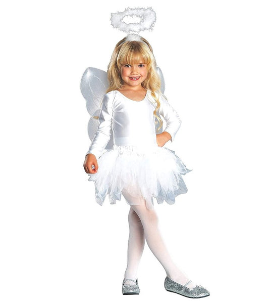 Angel - Tutu - White - Christmas - Easter - Costume - Child - 3 Sizes