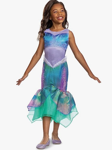 Ariel - The Little Mermaid Live Version - Costume - Child - 3 Sizes