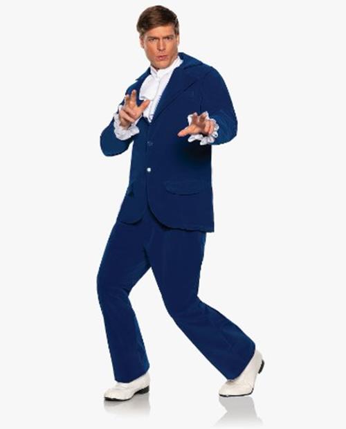 Austin Powers - Groovy - Blue - 60's - Costume - Adult - 2 Sizes