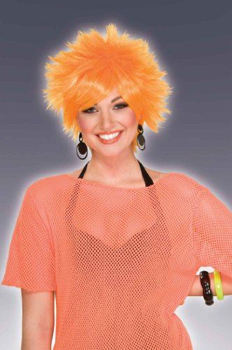 Pop Pixie Wig - 1980's - Punk - Florescent - Costume Accessory - One Size