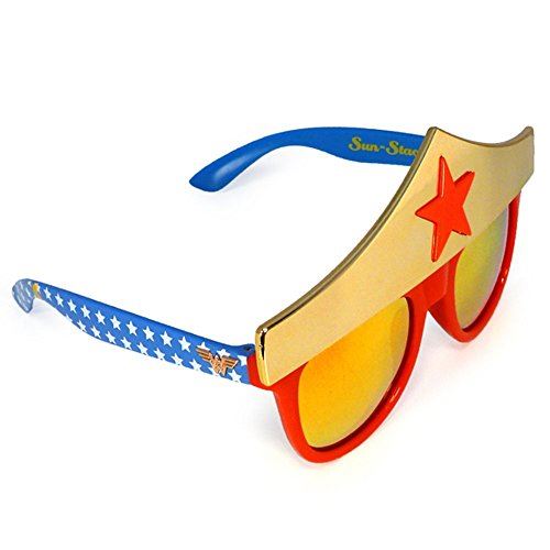 Wonder Woman Sunstaches - DC Comics - Accesorios para disfraces - Adulto adolescente