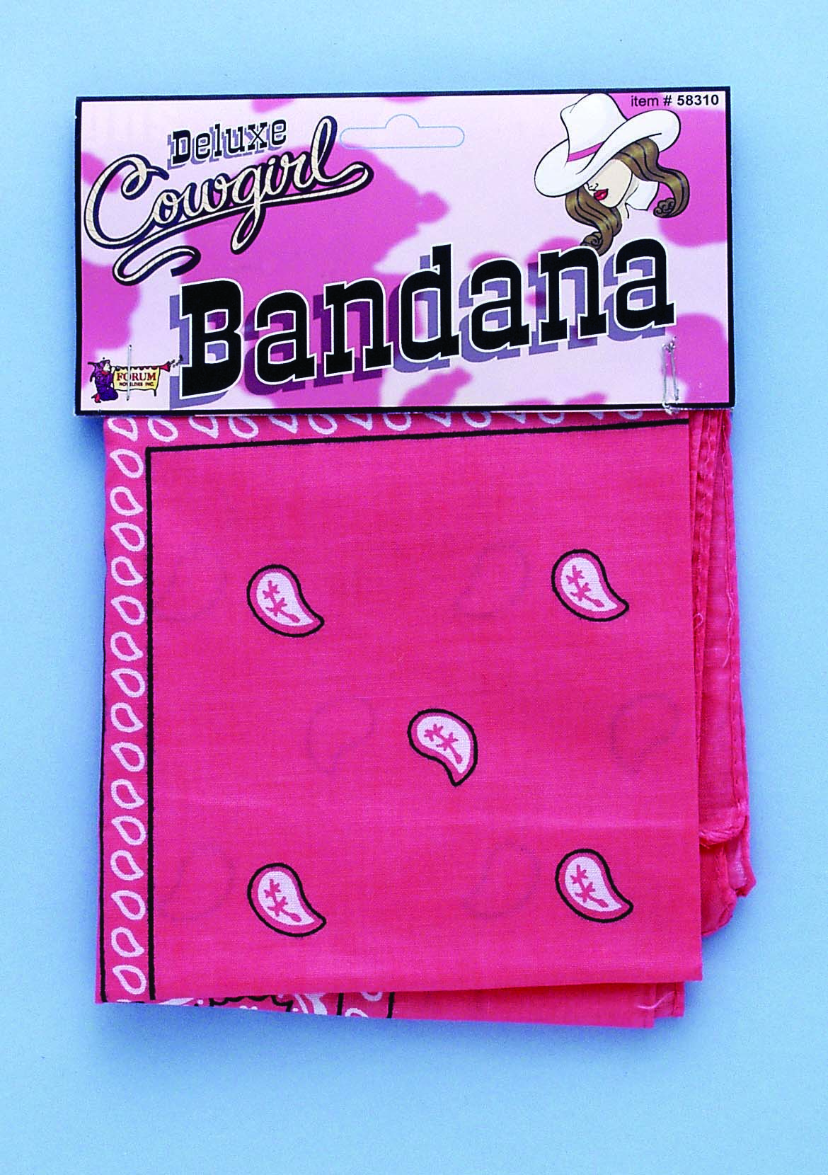 Rosa Paisley-Bandana – Cowgirl – Barbie – Haustiere – Kostümzubehör