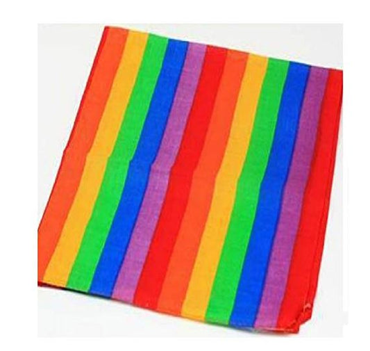 Regenbogen-Bandana – Pride – breite Streifen – Kostümzubehör