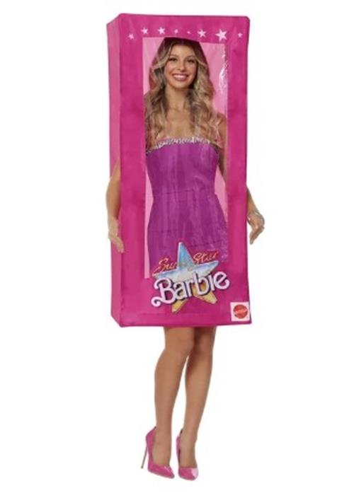 Caja Barbie - Rosa - Disfraz - Talla adulto