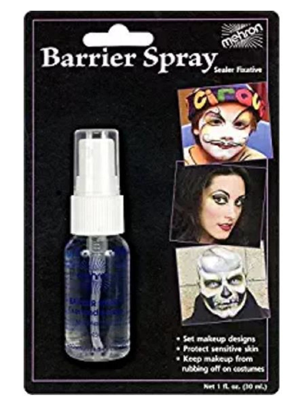 Mehron Makeup Barrier Spray - Setting Spray - 1 oz