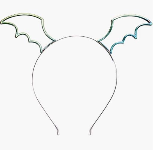 Bat Wing Headband - Metal - Costume Accessory - Child Teen Adult