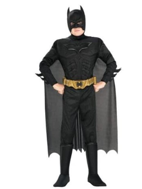 Batman Dark Knight Rises Batman-Kostüm für Kinder mit Maske und Umhang - Groß