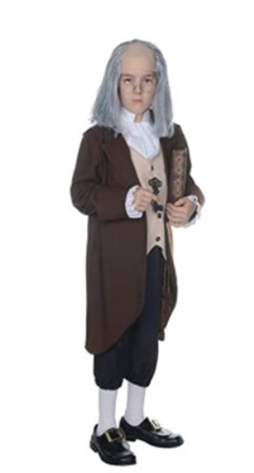 Ben Franklin - Colonial - Costume - Child Size Large 10-12