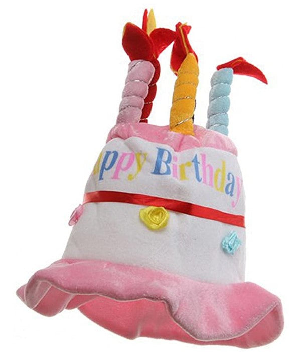 Happy Birthday Cake Hat - Costume Accessory - Adult Teen - 2 Colors