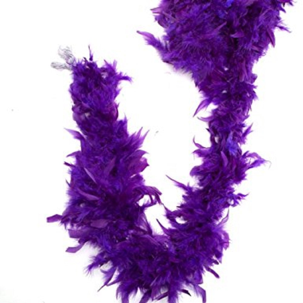 Boa - Dark Purple - 20's - 80's - Spirit Day - Costume Accessory