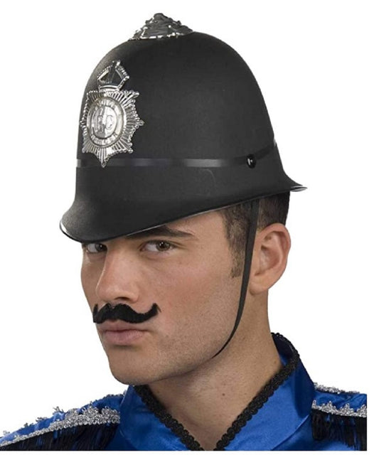 English Bobby Keystone Cop Helmet - Felt - Costume Accessory - Adult Teen