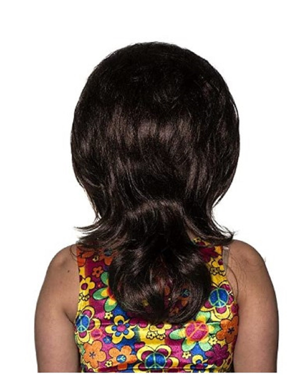 Bouffant Wig Brown 50 s 60 s Costume Accessory Adult