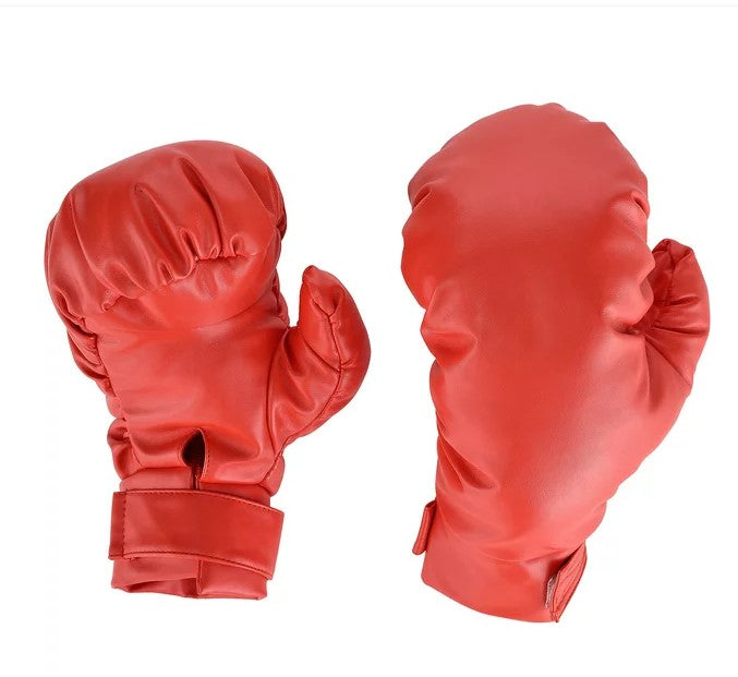 Knockout Boxing Gloves - Red - Costume Accessories - Adult Teen