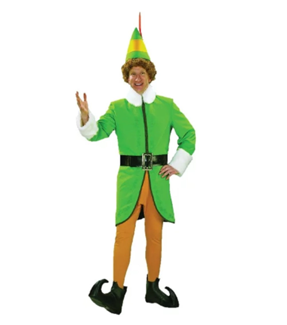 Buddy the Elf - Elf the Movie - Deluxe Costume - Men - 3 Sizes