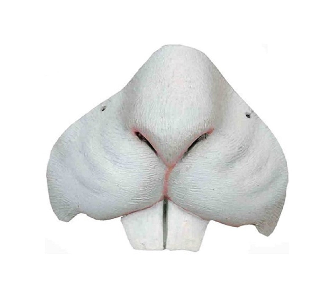 Easter Bunny Rabbit Nose - White - Costume Accessory - Child Teen Adult