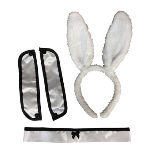 Bunny Set - Sexy - Tuxedo Style - Costume Accessories - Adult Teen - 2 Colors