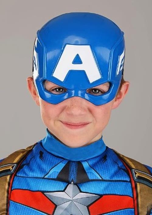 Captain America - Muscle Definition - Qualux Costume - Child - 3 Sizes