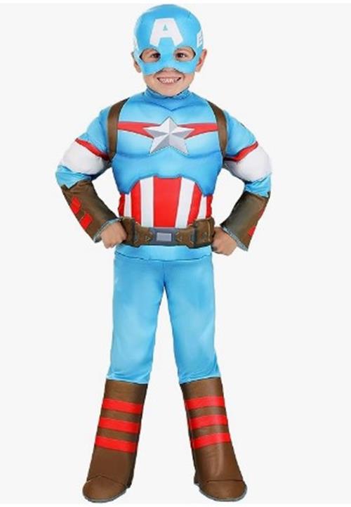 Captain America - Marvel - Costume - Toddler 3-4T
