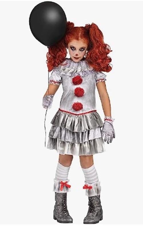 Carnevil Clown - Evil Clown - Costume - Child - 3 Sizes