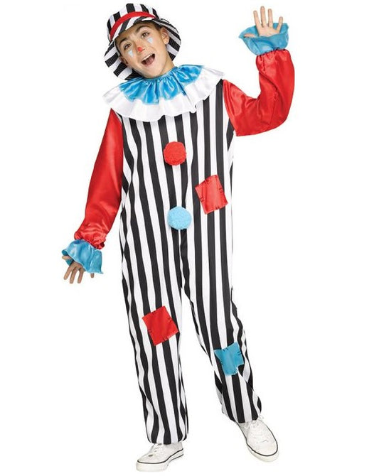 Carnival Clown - Stripes - Bucket Hat - Costume - Child - 3 Sizes