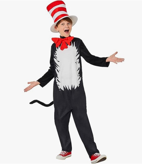 Cat in the Hat - Dr. Seuss - Costume - Child - 4 Sizes